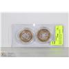 Image 1 : LOT OF 2 LAS VEGAS LIMITED EDITION 10 DOLLAR
