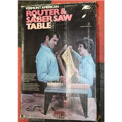 ROUTER & SABER SAW TABLE
