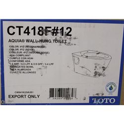 TOTO WALL MOUNT  TOILET CT418F#12