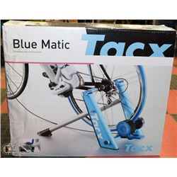 NEW TACX BLUE MATIC CYCLE TRAINER WITH RESISTANCE