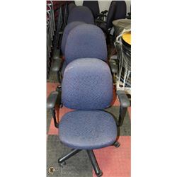 SET OF 12 BLACK AND PURPLE HYDRAULIC LIFT OFFICE