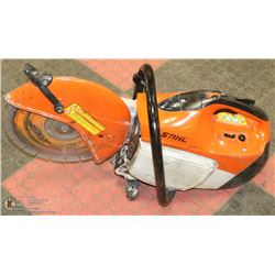 STIHL GAS CUT OFF SAW WITH CONCRETE BLADE