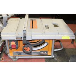 PORTABLE RIDGID TABLE SAW