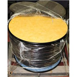 YELLOW & BLUE COMMERCIAL TABLE WITH METAL BASE X19