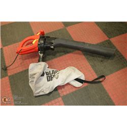 BLACK AND DECKER ELECTRIC LEAF BLOWER,MULCHER