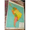 Image 1 : 1962 LINEN MAP OF SOUTH AMERICA