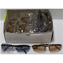 BOX OF NEW SUNGLASSES ON CHOICE