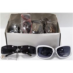 BOX OF NEW SUNGLASSES ON CHOICE