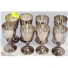 Image 1 : SET OF 8 F.B.COPPER GOBLETS