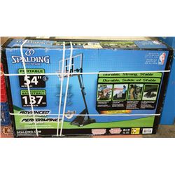 NEW SPALDING 54" BASKETBALL NET WITH GLASS BACK