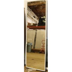 PAIR OF MIRRORED ROLLING CLOSET DOORS