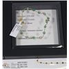 Image 1 : 14KT YELLOW GOLD GEMSTONE BRACELET WITH COA