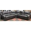 Image 1 : NEW GREY LEATHERETTE 3 PC ELECTRIC RECLINING