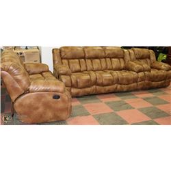 NEW  LEATHERETTE SOFA, LOVESEAT AND CHAIR