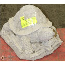 CONCRETE TURTLE 10"LONG  POND/GARDEN DÉCOR