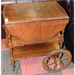 ESTATE WOOD TEA TROLLEY