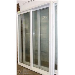 PATIO GLASS SLIDING DOOR 5' X 80"