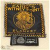 Image 2 : ENGLISH EARLY WHITNEY POINT WOOL BLANKET 4 POINT