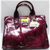 Image 1 : BURGUNDY BRIEFCASE WITH SHOULDER STRAP