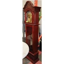 MONARCH DARK CHERRY GRAND FATHER CLOCK