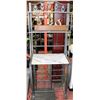 Image 1 : METAL AND MARBLE BAKERS RACK