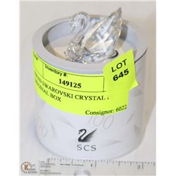 SWAN SWAROVSKI CRYSTAL IN ORIGINAL BOX
