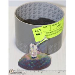 2" TRUMPETTING ANGEL WITH CASCADING COLOR BASE