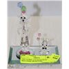 Image 1 : 2 PC CLOWN AND BEAR WITH BALLOONS SWAROVSKI