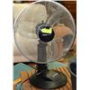Image 1 : HOMESTYLES 3-SPEED BLACK & METAL FAN