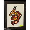 Image 1 : SIGNED NICOLE STRINGER NATIVE ART PICTURE