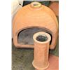 Image 1 : TERRA COTTA FIRE PLACE WITH CHIMNEY