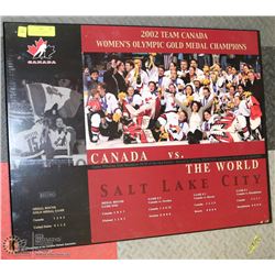 2002  TEAM CANADA WOMEN'S OLYMPIC GOLD MEDAL