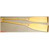 Image 1 : PAIR OF VINTAGE WOOD OARS