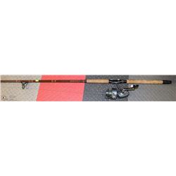 9 FOOT 2 PIECE FISHING ROD WITH DAIWA REEL