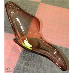 LARGE ART GLASS BOWL