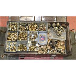 AMMO BOX WITH VARIOUS BRASS CONNECTIONS