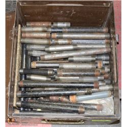 AMMO BOX WITH VARIOUS SIZES OF GAS NIPPLES