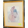 Image 1 : WOOD FRAMED NORMAN ROCKWELL PICTURE