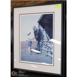 WOOD FRAMED/MATTED LTD. ED., NO'D