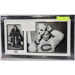 JACQUES PLANTE GUARANTEED AUTHENTIC AUTOGRAPH