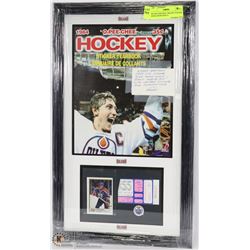 WAYNE GRETZKY 1984 OPC STICKER BOOK FROM NEWLY