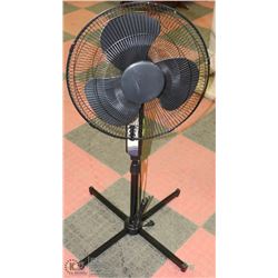 NEW ASSEMBLED 17" OSCILLATING STAND UP FAN
