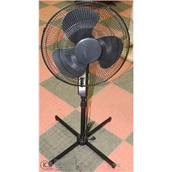 NEW ASSEMBLED 17" OSCILLATING STAND UP FAN