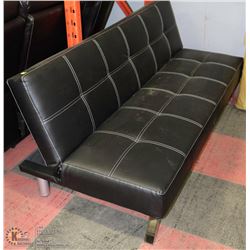 NEW WALLACE BLACK LEATHERETTE KLICK KLACK FOLD