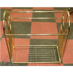 BRASS TOWEL RACK
