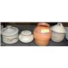 Image 1 : 3 ASSORTED CERAMIC POTS