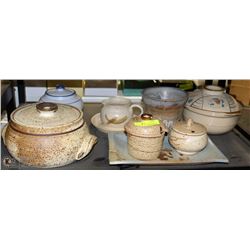 LARGE ESTATE CERAMIC POTTERY COLLECTION