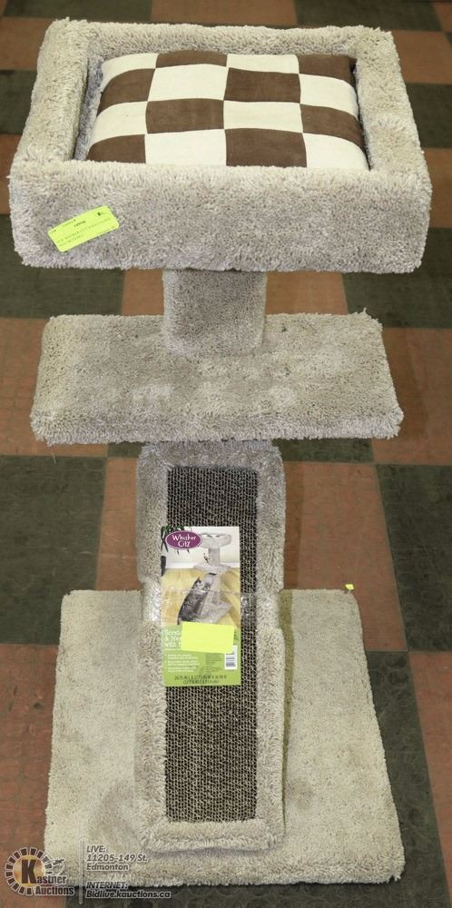 New Whisker City Scratch And Nest With Bed