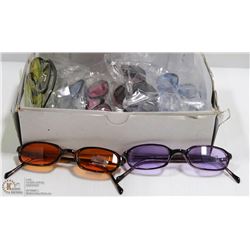 BOX OF NEW SUNGLASSES ON CHOICE
