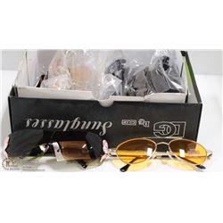 BOX OF NEW SUNGLASSES ON CHOICE